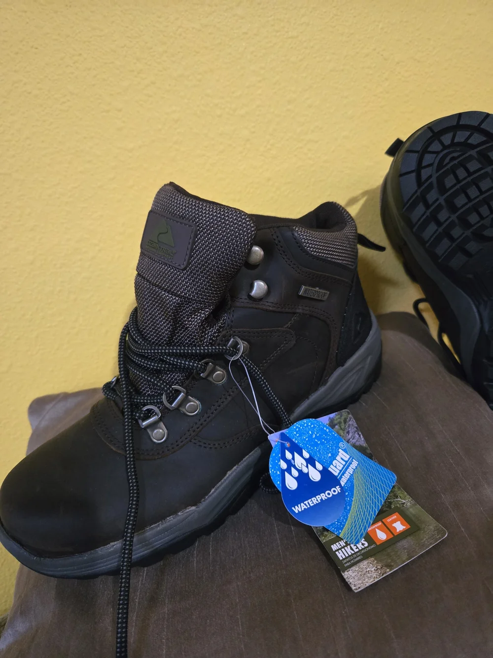 Ozark Trail Brown Men's Hiker Boot Bag - Brown Sz 8 Nwt Adventurer  Waterproof